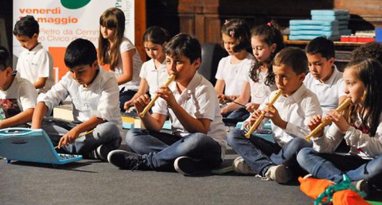 La 'Giornata della musica'  
150 bambini sul palco