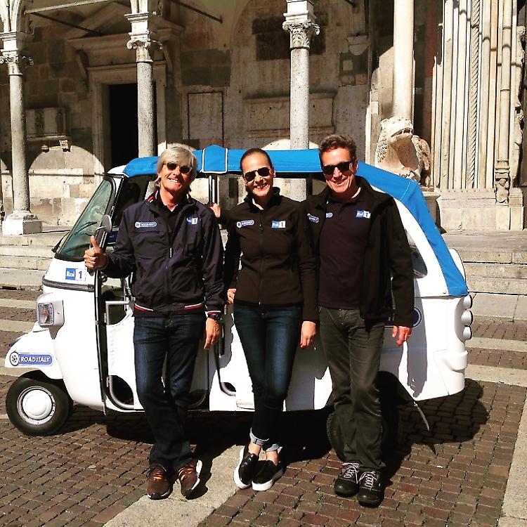 La squadra di Road Italy in città