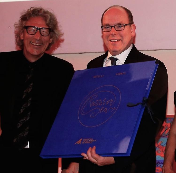 Il principe Alberto con Rotelli