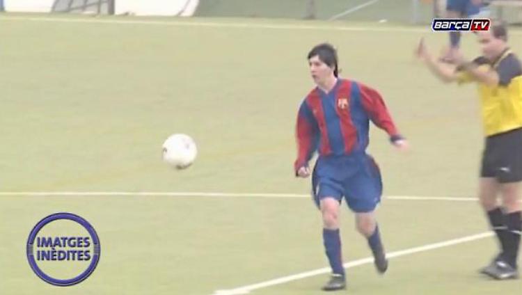 Messi, il Barça pubblica video inedito di quando aveva 14 anni