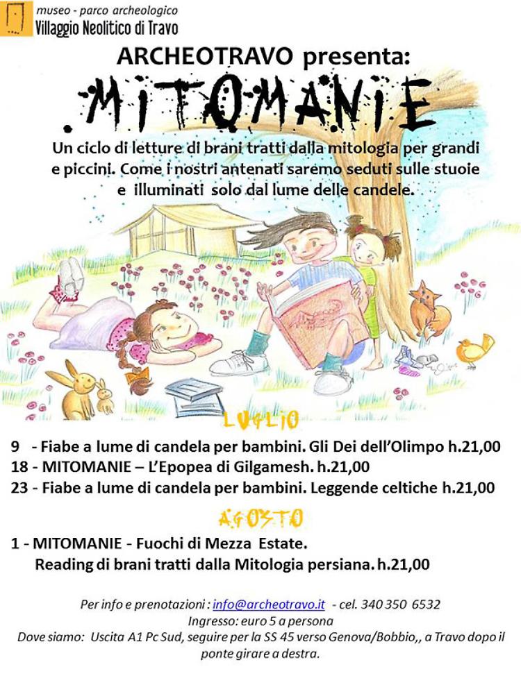 Fiabe e reading letterari al Parco archeologico di Travo (PC ) Sabato 1 agosto mitologia persiana