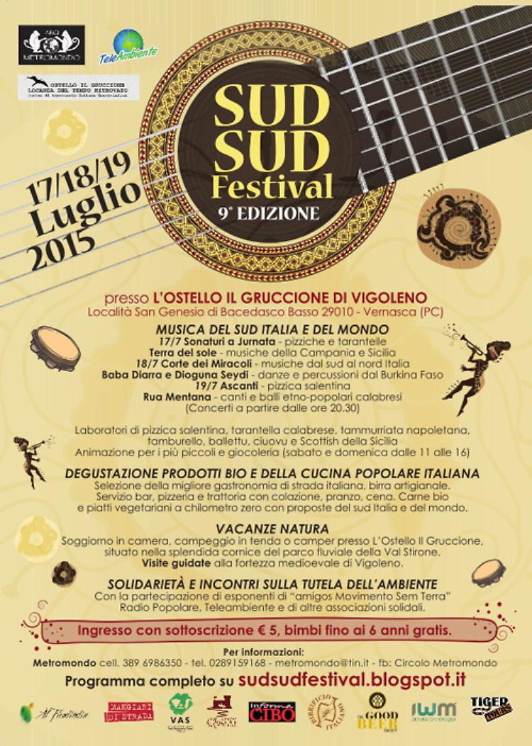 Musiche e sapori del sud d’Italia e del mondo a San Genesio (PC)