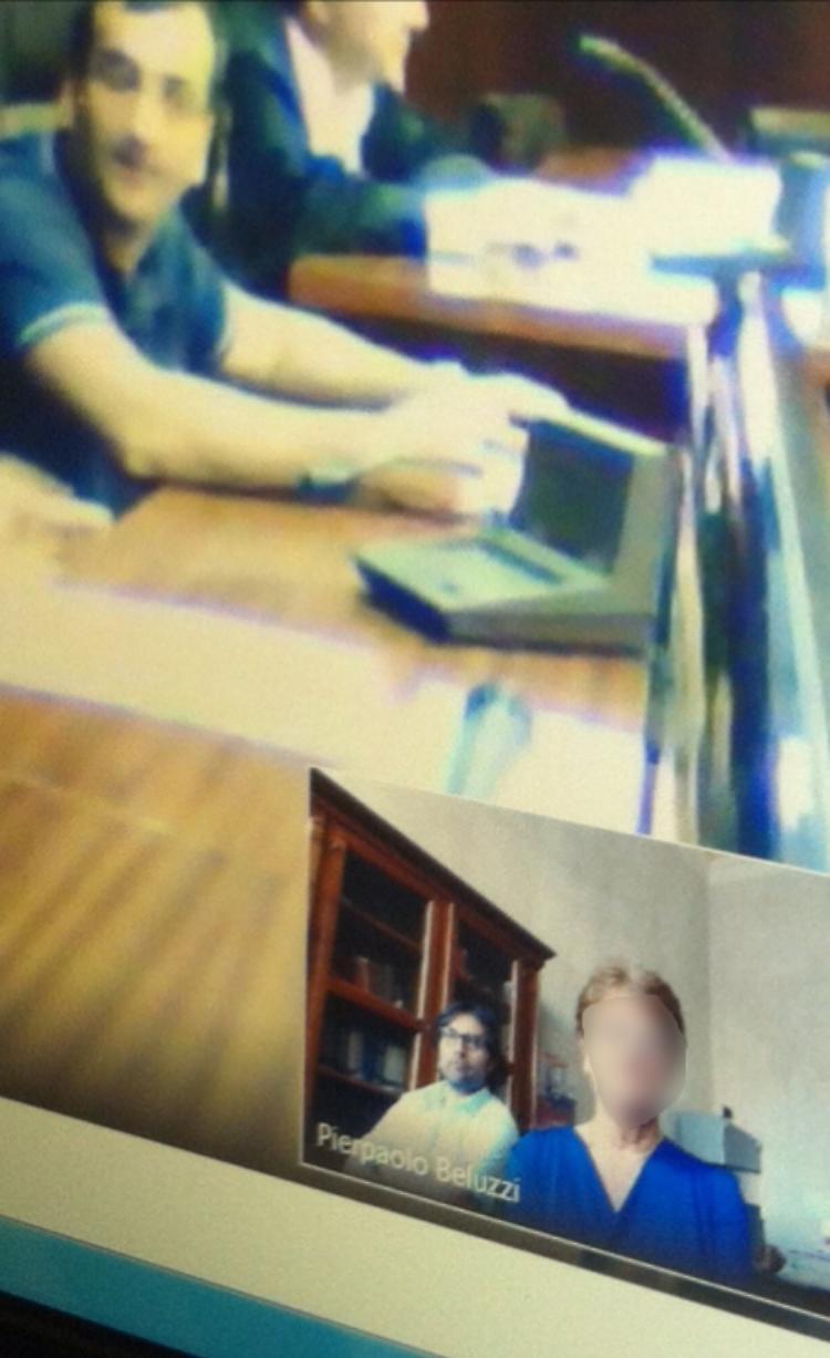 Anziana testimone collegata on line con il tribunale di Trapani