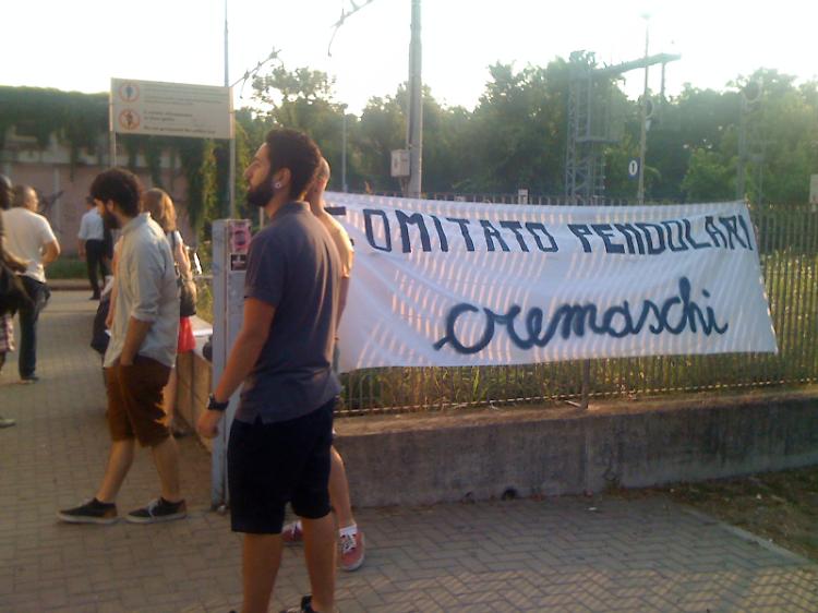 Nuova protesta in stazione dei Pendolari cremaschi