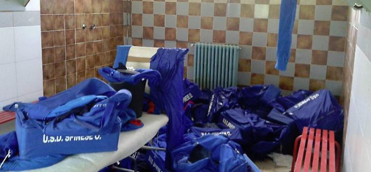 Spinese, raid vandalico negli spogliatoi