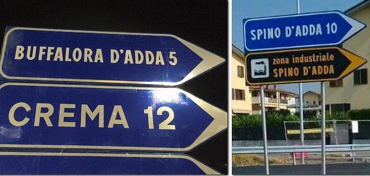 Nuovi cartelli con errori