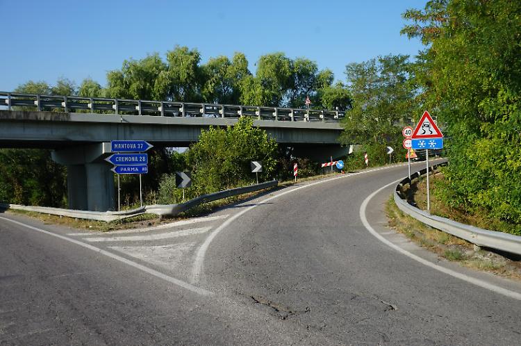 Sospensione della circolazione sulla rampa per l'Asolana
