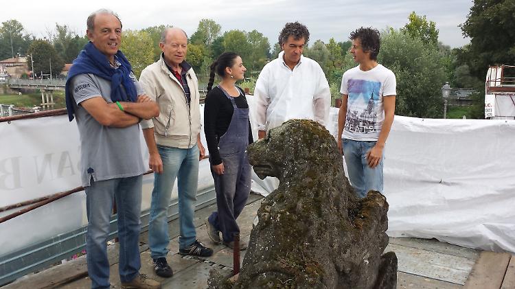 Leoni lapidei, al via il restauro conservativo