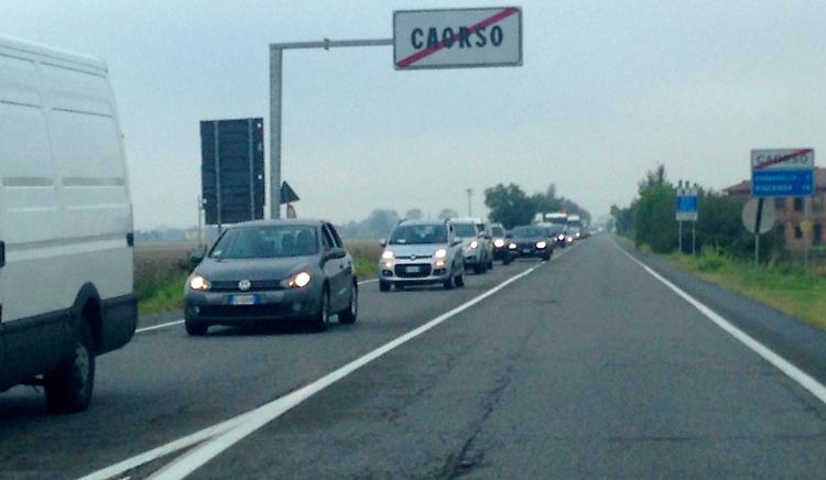 Chiusura strada Padania Inferiore
