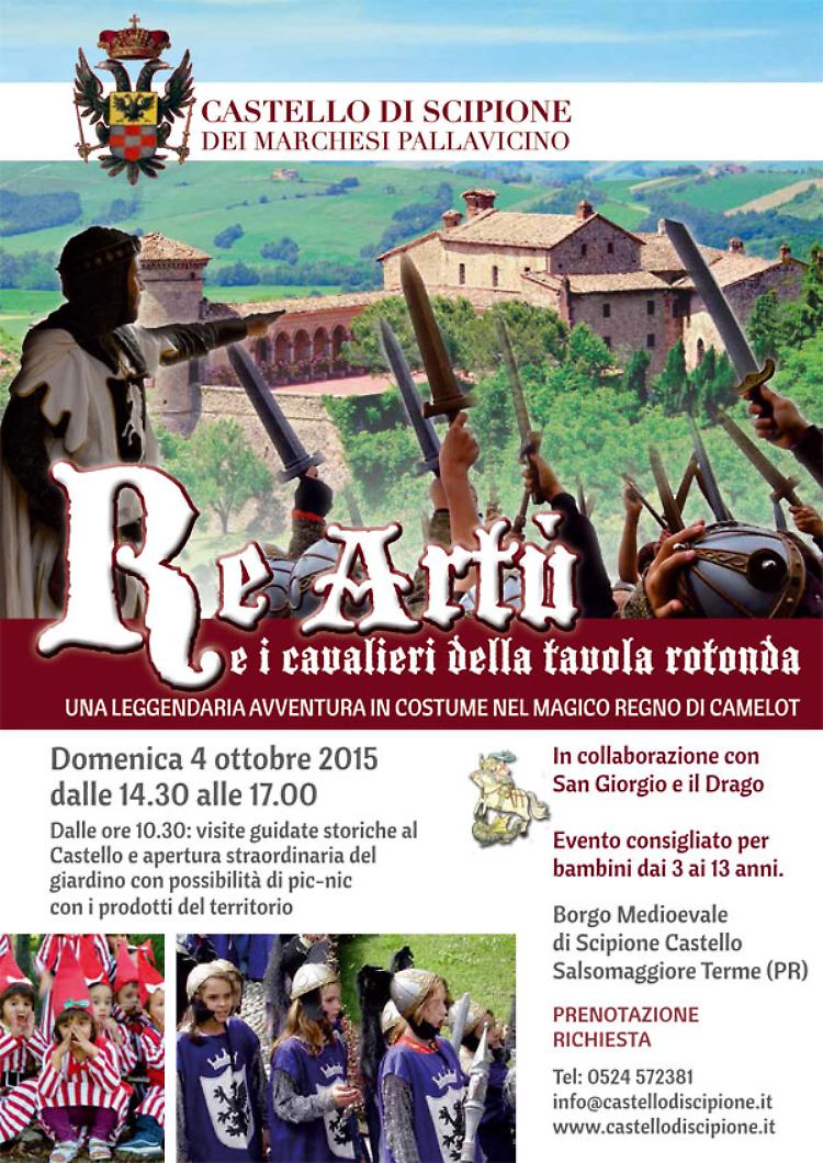 Castello di Scipione dei Marchesi Pallavicino: Re Artù e i Cavalieri della Tavola Rotonda