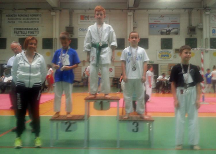 '5° Trofeo terre verdiane' di karateLedio Kerci sul gradino più alto