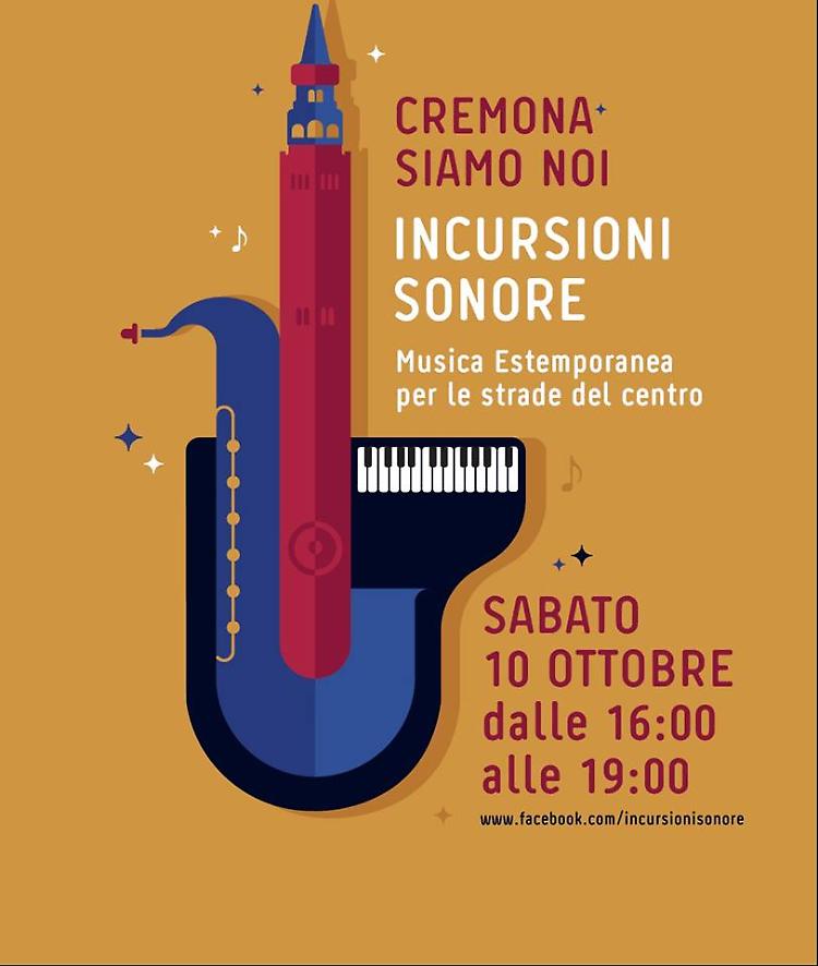 ‘Incursioni sonore in centro’, sabato 10 a Cremona