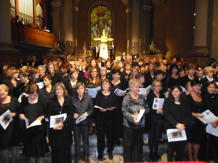 Inno a Santa Maria Purificata, oltre 315 cantori in paese