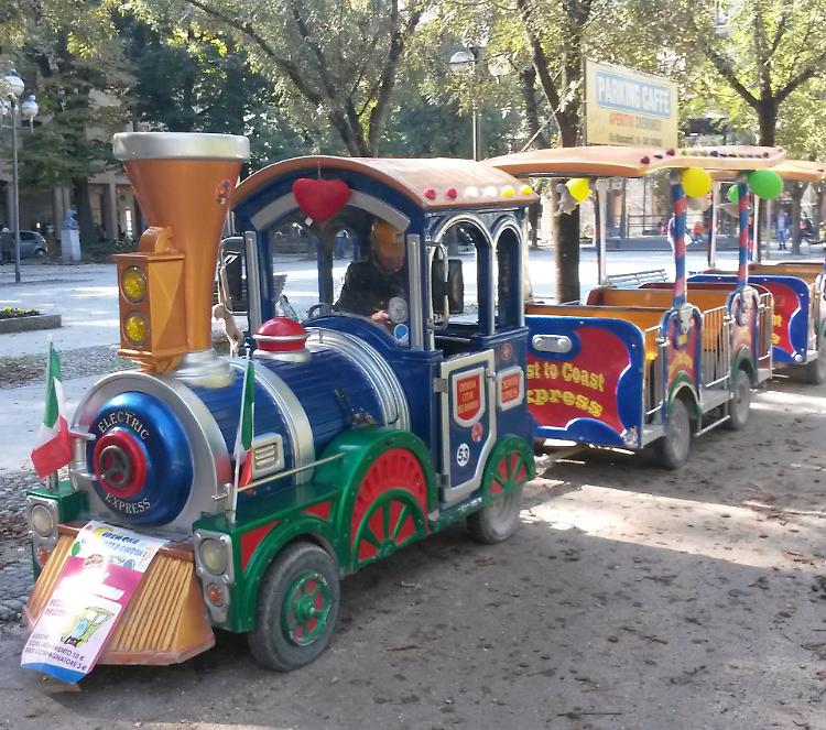 Vandalismi sul treno dei bimbi