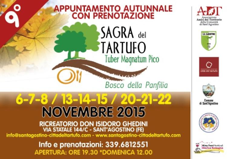 Sagra del Tartufo Bianco di Sant’Agostino (FE) Dal 6 al 22 novembre