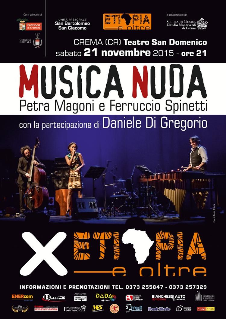 I Musica Nuda e Di Gregorio sabato 21 al Teatro San Domenico