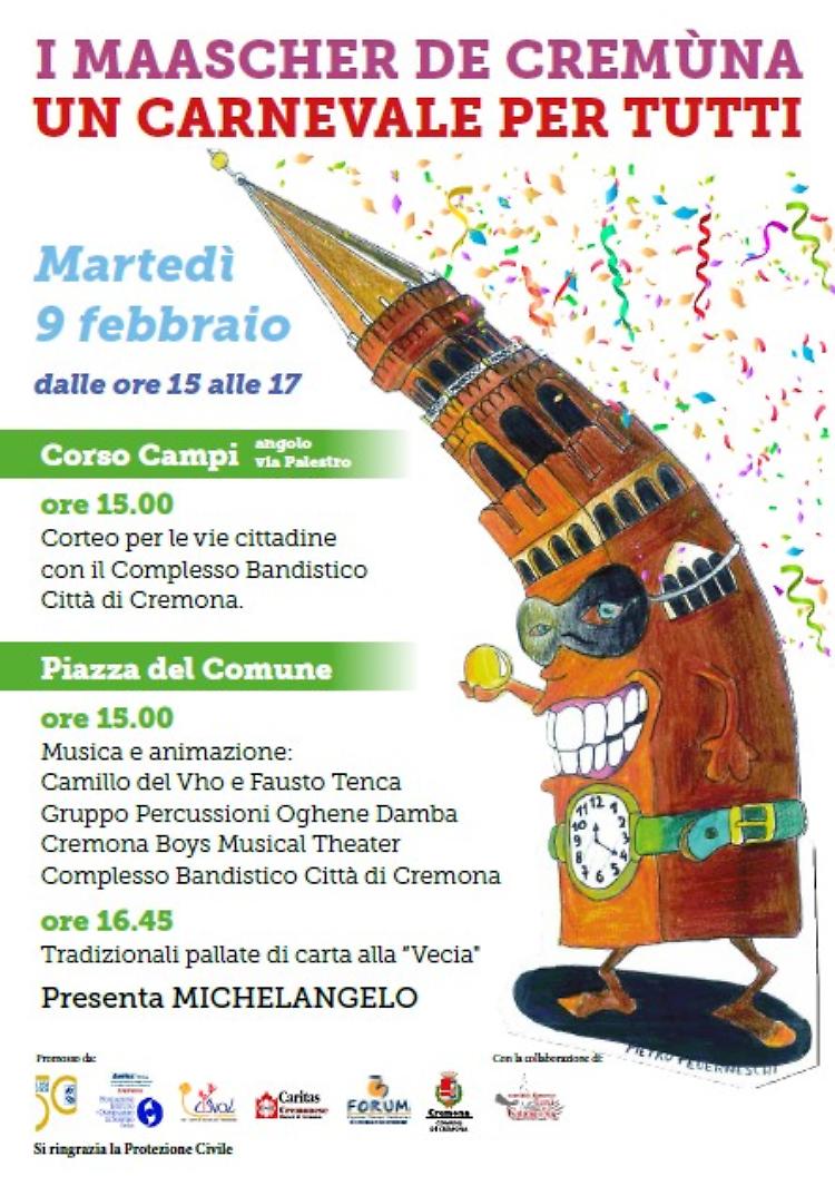 I Maascher de Cremùna martedì 9 febbraio