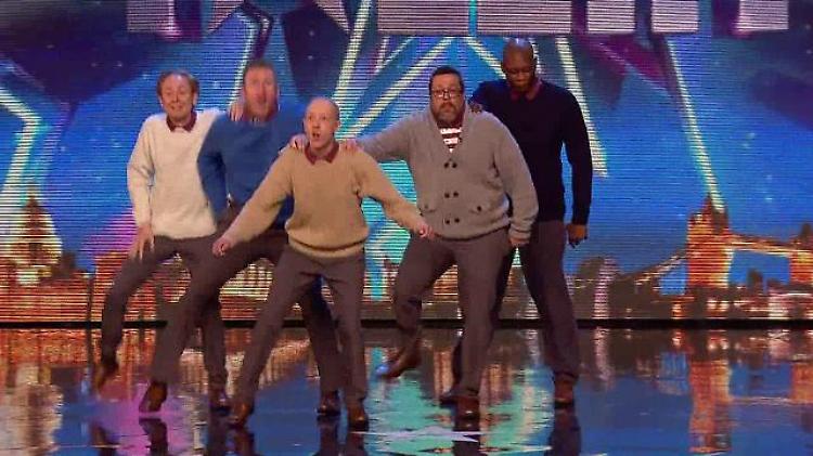 Britain's Got Talent, 5 uomini anziani stupiscono i giudici