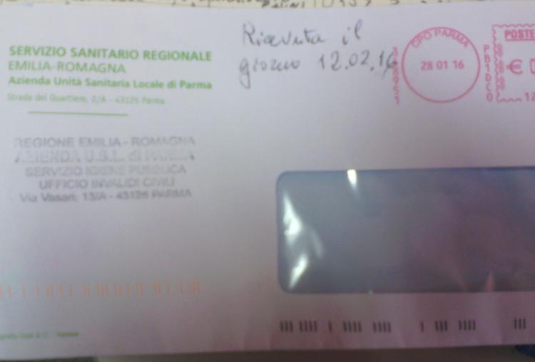 Poste lumaca, rischia di perdere la visita per l'invalidità