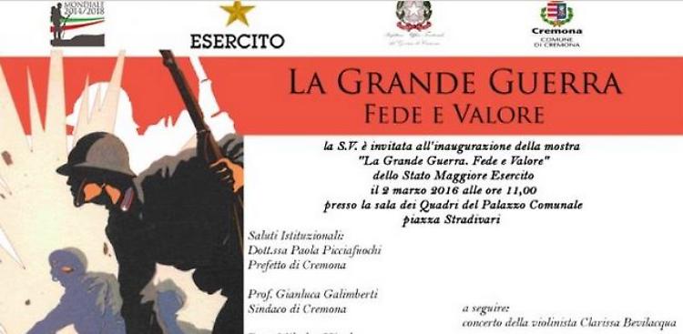 La Grande Guerra: doppia mostra a Cremona 