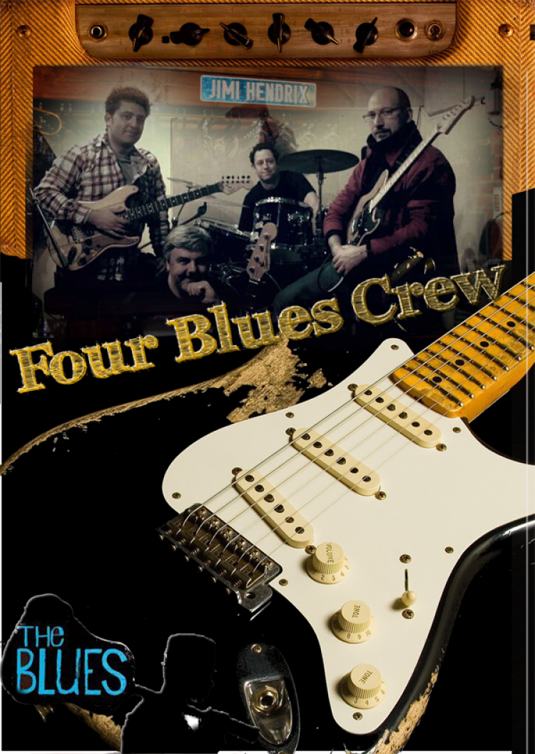 Four Blues Crew,  la storia del Blues elettrico al Midian venerdì 11