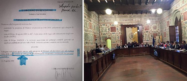 A bilancio 'Pandino' è 'Offlaga'