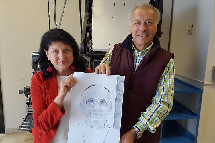 Ritratto a papa Francesco: il pontefice ringrazia