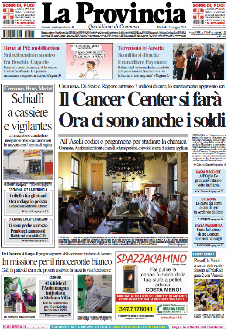 10 maggio 2016