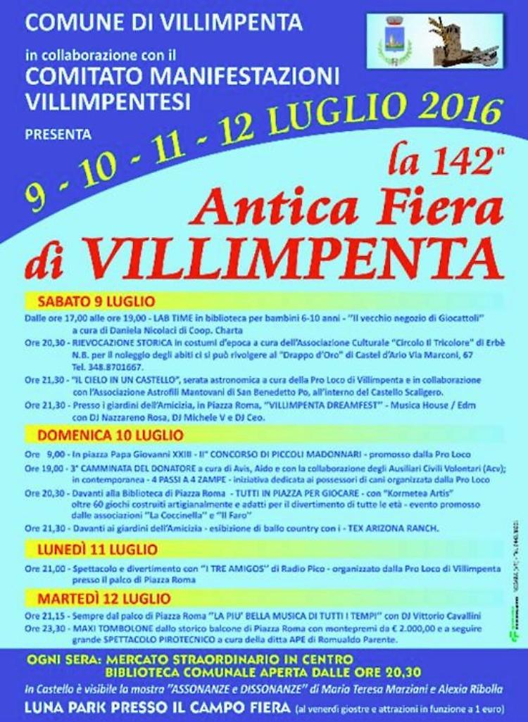 Laboratori e piccoli madonnari alla 142esima Antica Fiera di Villimpenta