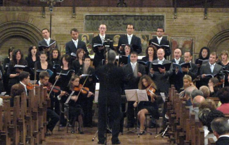 Esibizione del Coro del Collegium Vocale di Crema