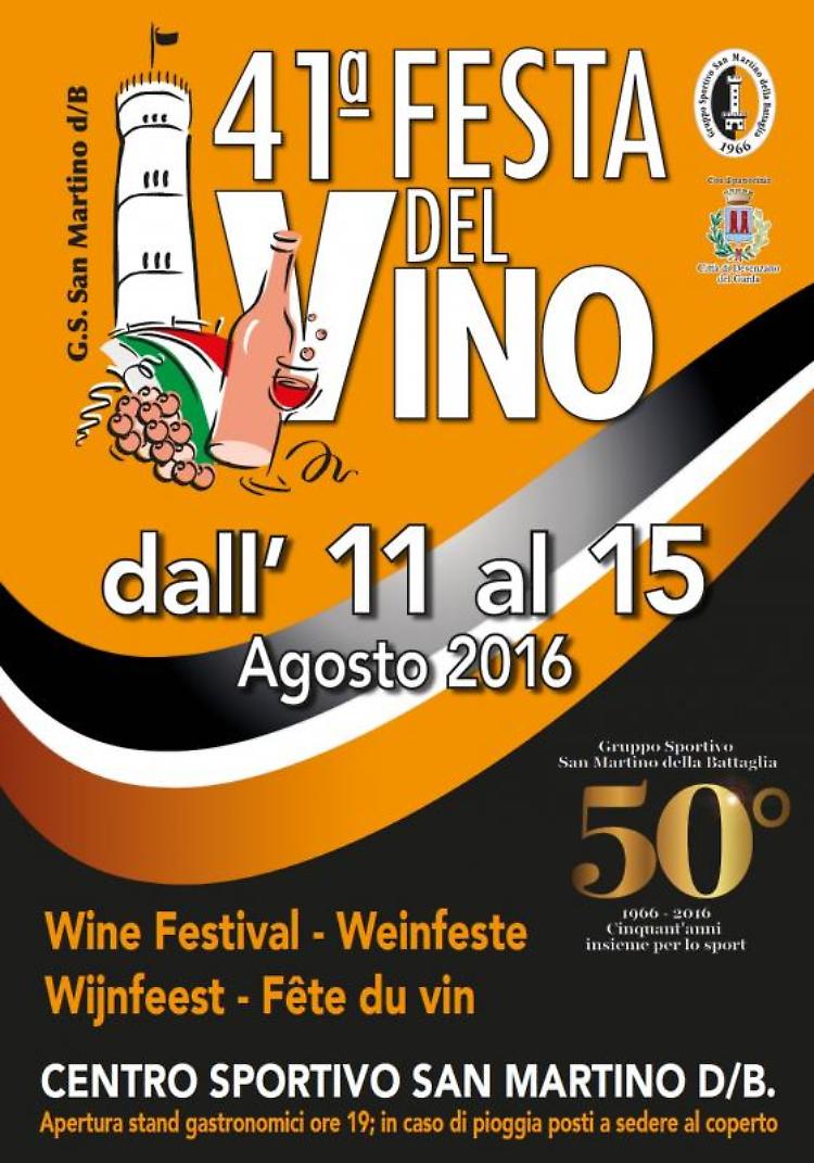 San Martino Della Battaglia. Festa Del Vino, 41^ Edizione 