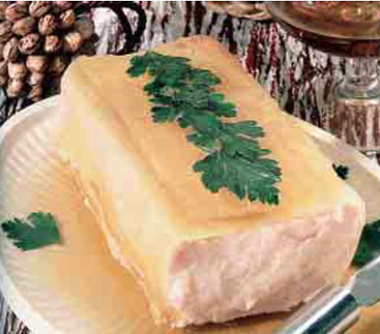 LA RICETTA.  Spuma di prosciutto in gelatina