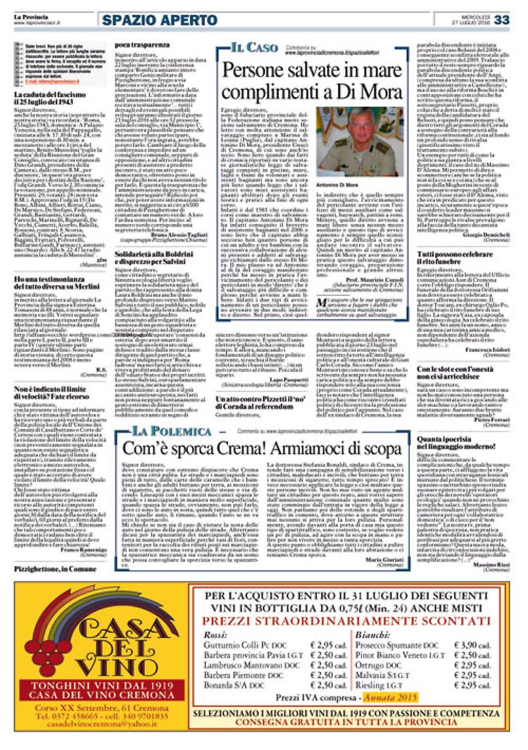 Lettere al Direttore