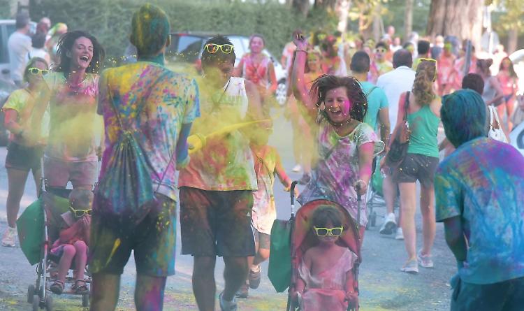 Correre colorati per l'Oglio Po
