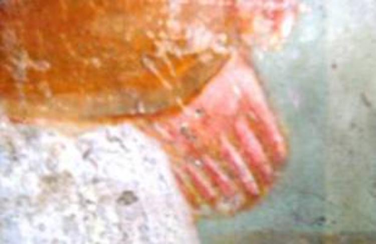 Enigma nell'affresco, Gesù Bambino ha sei dita