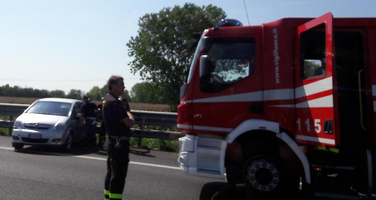 Schianto in A21, lunghe code: nessuno ferito grave