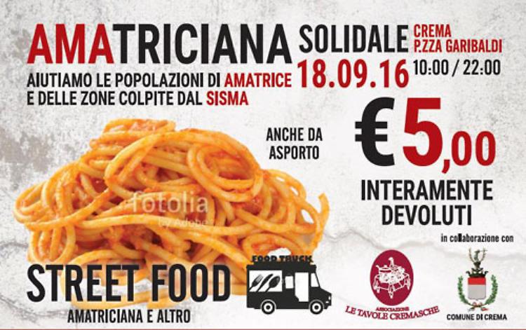 Crema - Amatriciana Solidale
