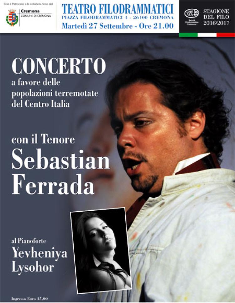 Teatro Filodrammatici - Concerto a favore delle popolazioni terremotate