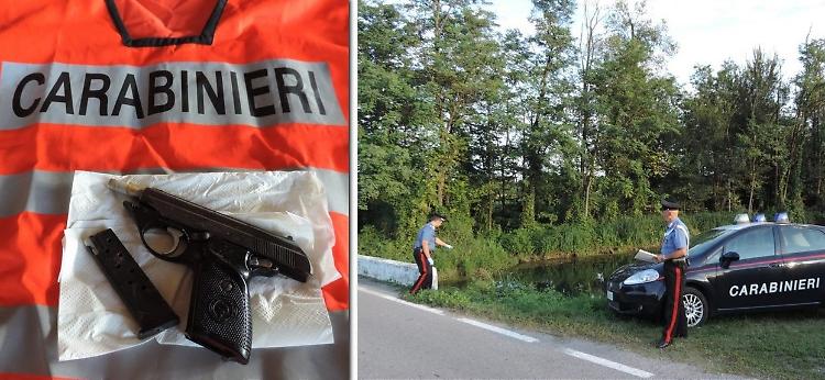 Pistola recuperata nel canale