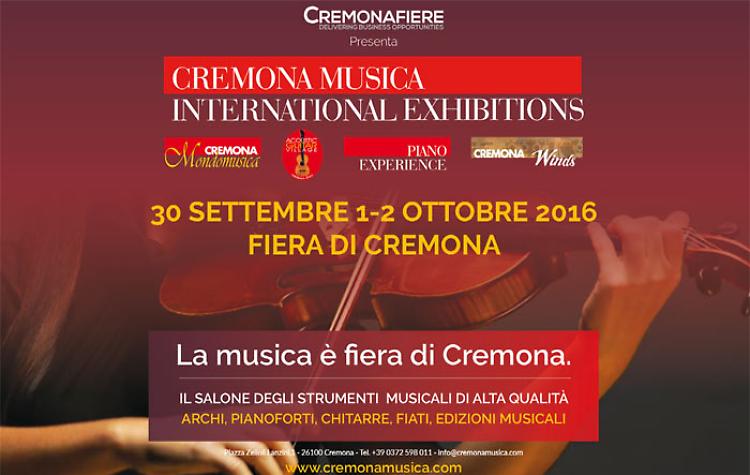 Cremona. Mondomusica 2016  Dal 30 settembre al 2 ottobre