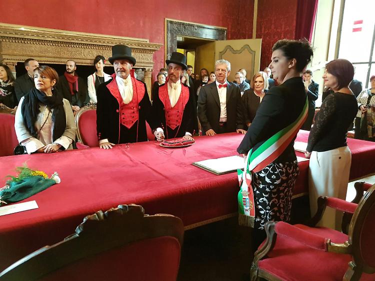 Celebrata la prima unione civile a Palazzo Comunale