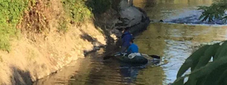 Pesca di frodo, scariche elettriche nel canale
