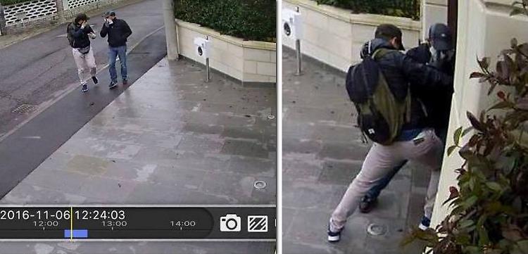 Tentano un furto in villa e vengono filmati