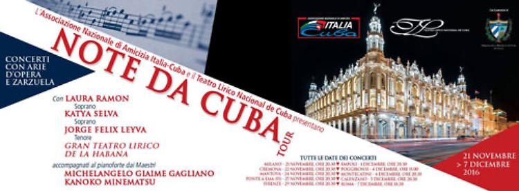 "Note da Cuba"Concerto con arie d'opera e zarzuela