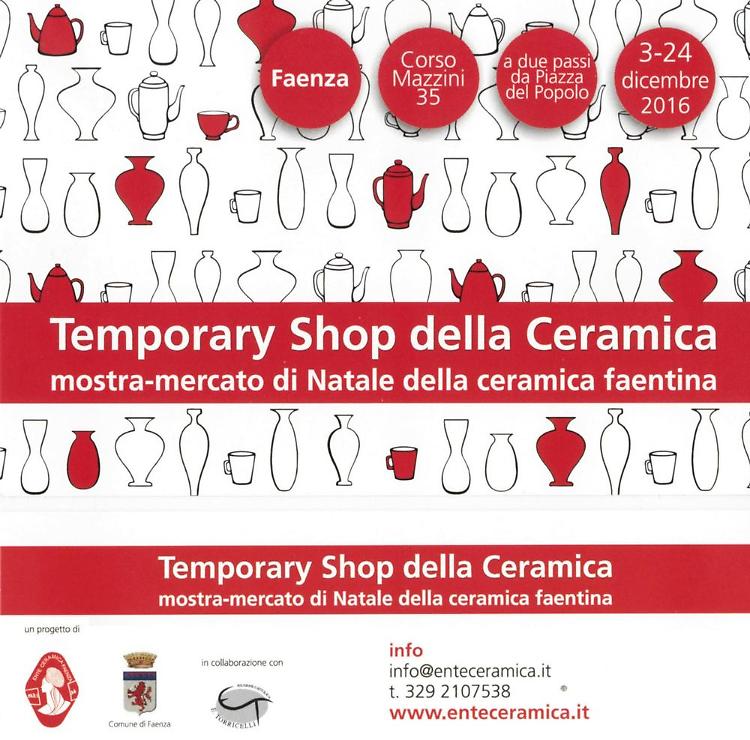 Faenza (Ra) - Temporary shop di NataleMostra-mercato della ceramica faentina