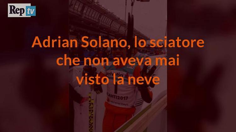 Adrian Solano, sciatore ai Mondiali senza essere mai stato sulla neve