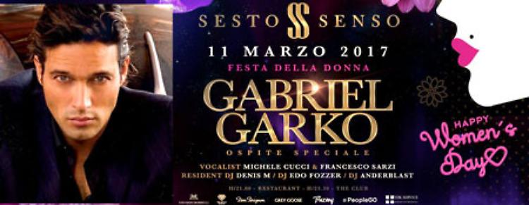 Gabriel Garko festeggia le Donne 