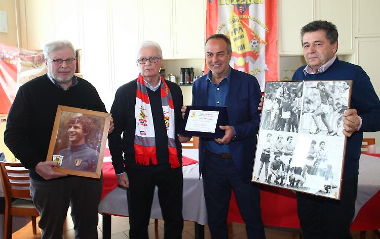 Antonio Cabrini premiato dal Club Luzzara