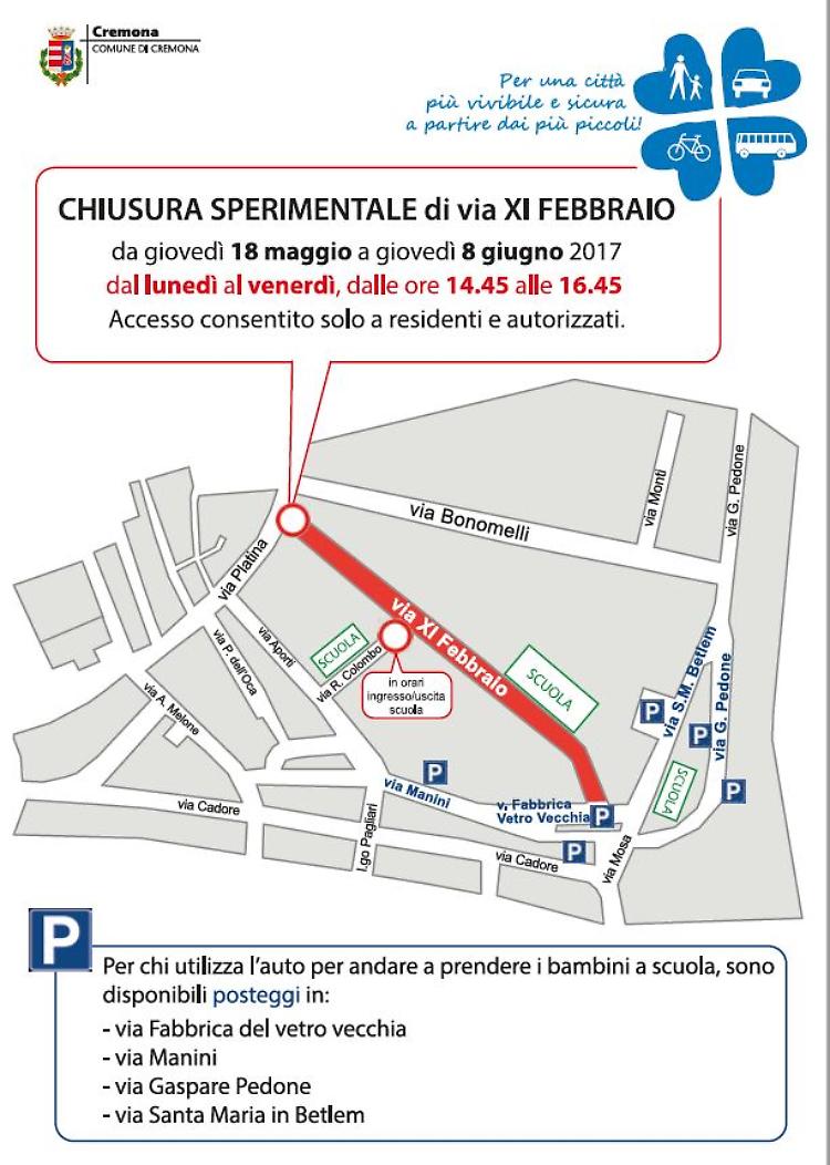 Viabilità, parte la sperimentazione in via 11 Febbraio