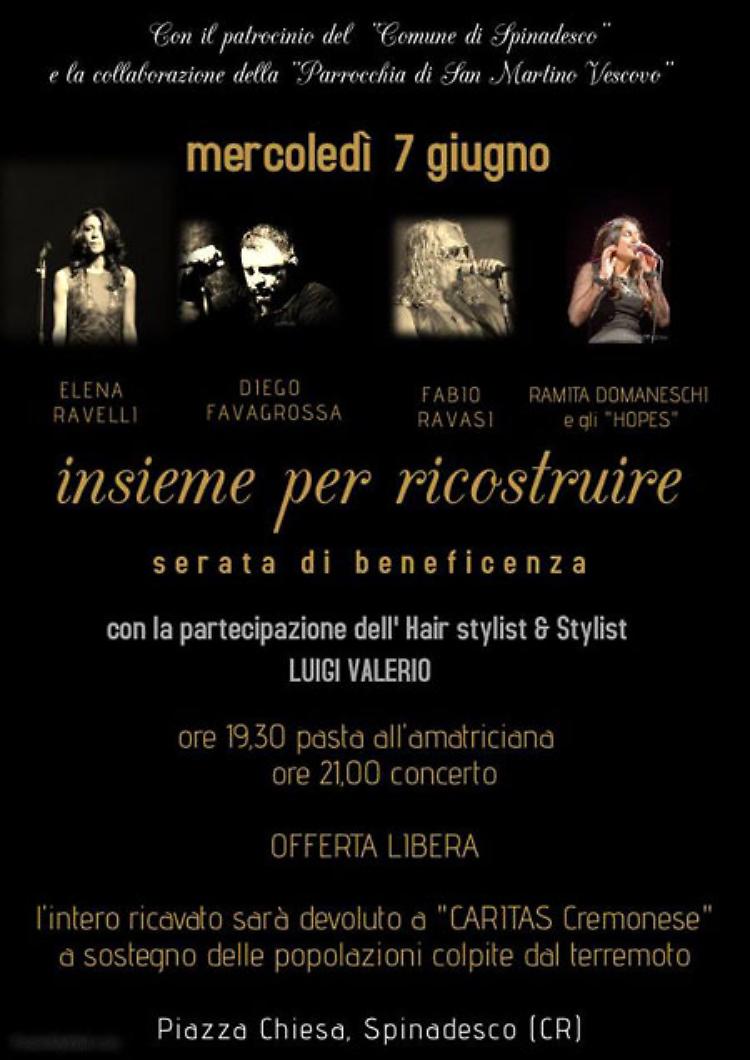 Ci si trova "Insieme per ricostruire" a Spinadesco